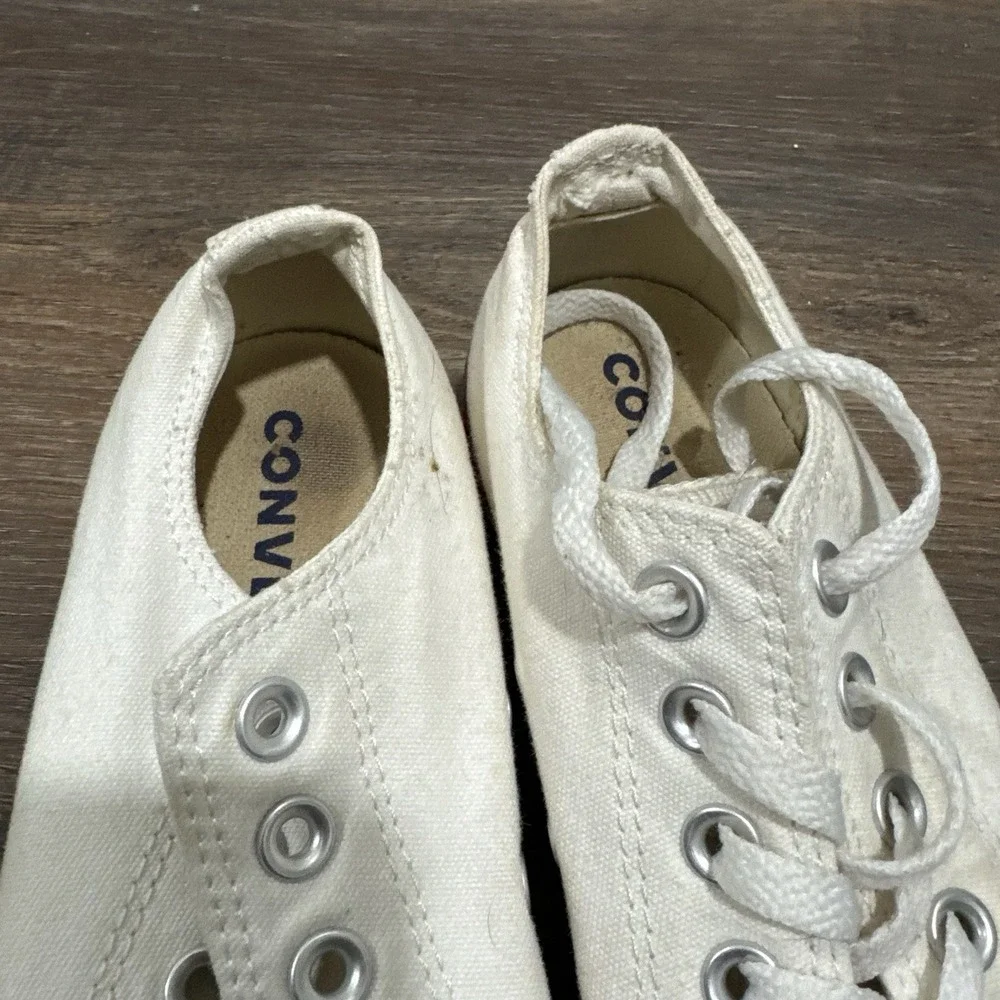 Converse All Star‎ Chuck Taylor Women's White Low Top Shoes Sz 7 School Classic